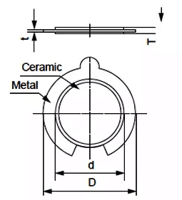 32mm Piezo Bimorph Element Dimensions