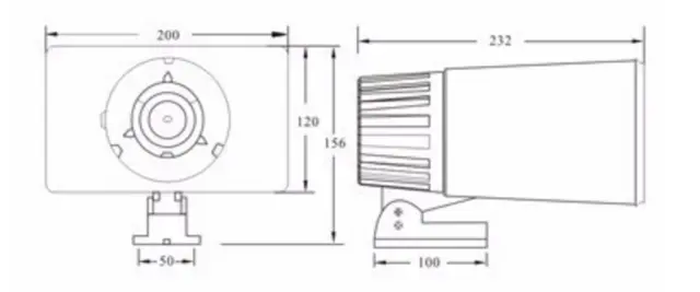 Siren FBS200A Dimensions