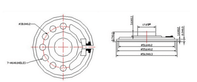 Speaker FB5720 Dimensions