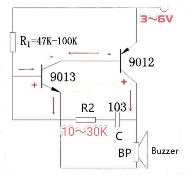 circuit diagram of active buzzer in blog